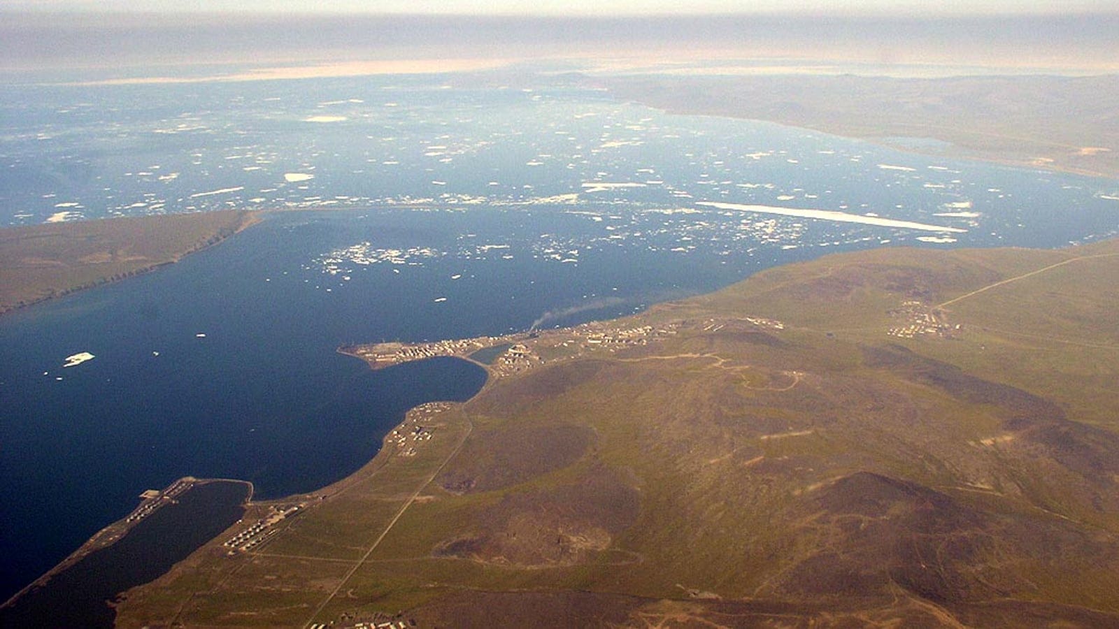 Open tundra and low hills on the Chukchi Peninsula.